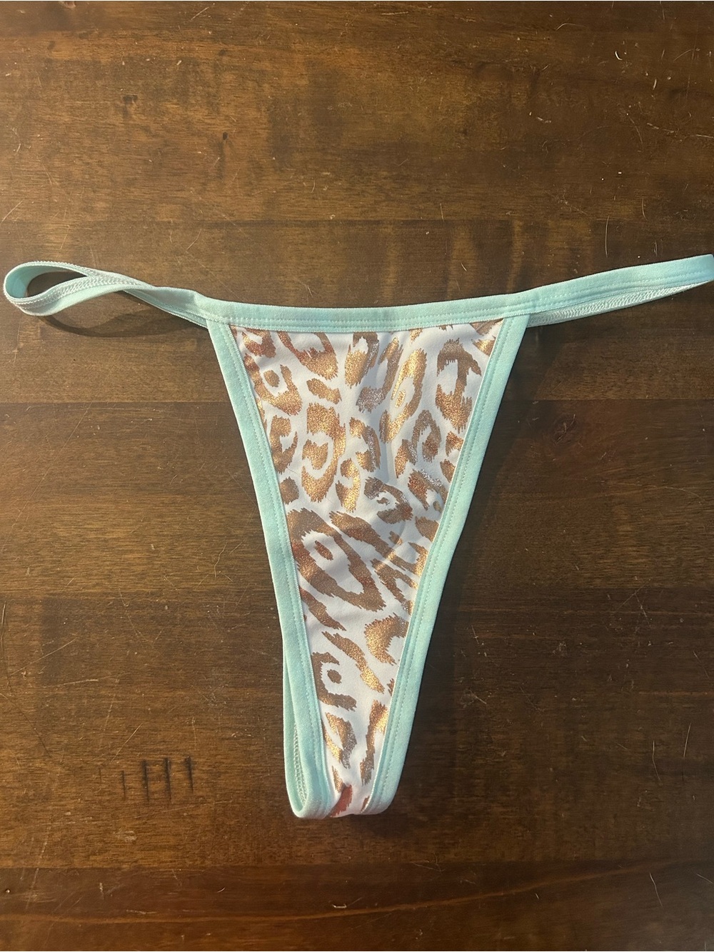 NWOT Sexy Skimpy Leopard Print High Waisted Thong